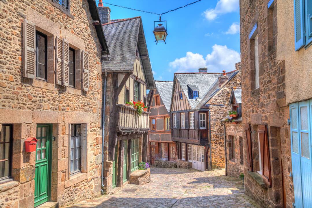 Dinan, a remarkable medieval city. Its castle, ramparts, port and narrow streets with timber-framed houses are a must-see!