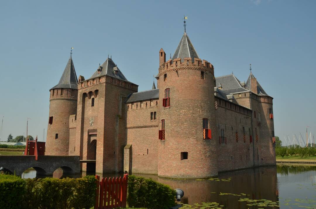 Muiderslot, one of the most picturesque castles in the Netherlands.