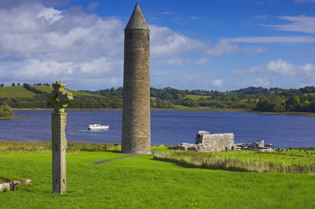Devenish Island, admire the remains of over 1,500 years of history