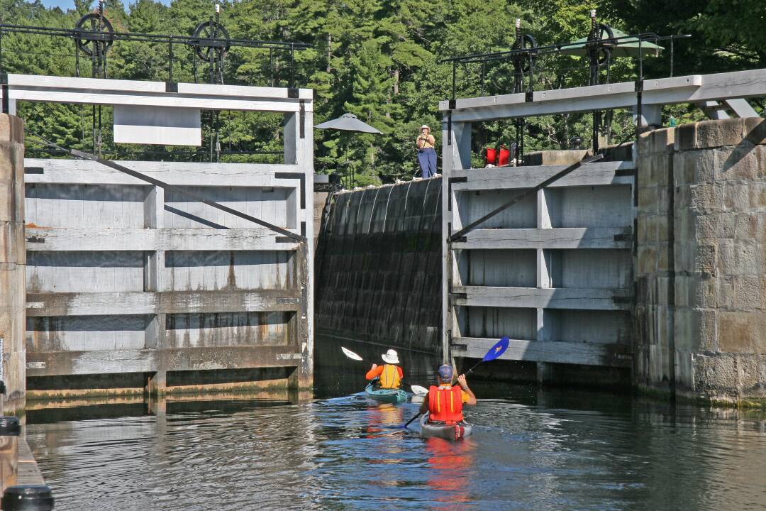 Jones Falls and the most beautiful lockstation on the Rideau Canal.