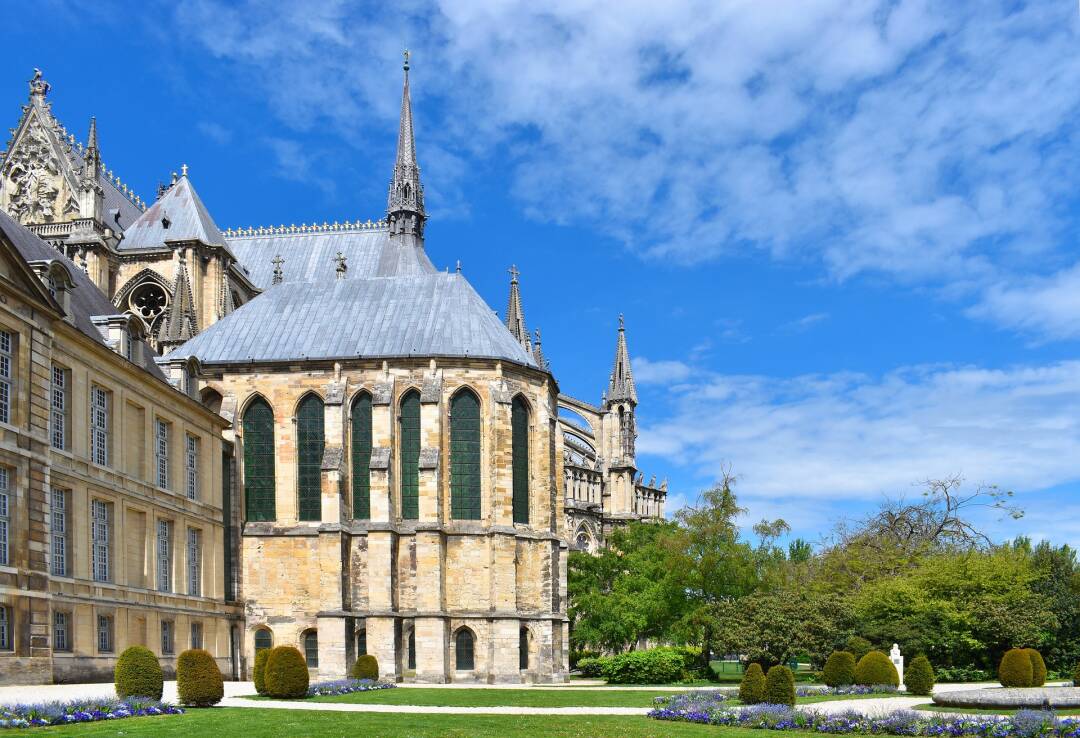 Reims and its Cathedral.

A masterpiece of Gothic art built from 1211. Since 1991, it has been a UNESCO World Heritage Site.