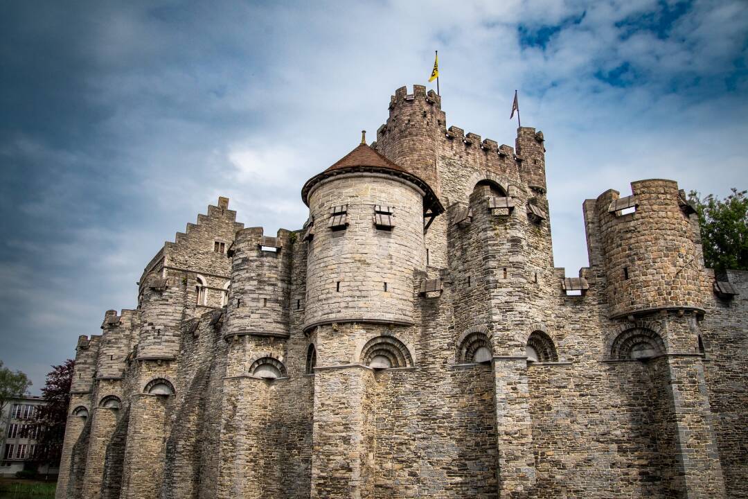 View the city from the keep of the Castle of the Counts of Ghent