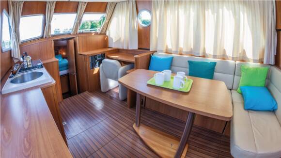 Linssen Grand Study 34.9 - Lounge, convertible in a Double Bed