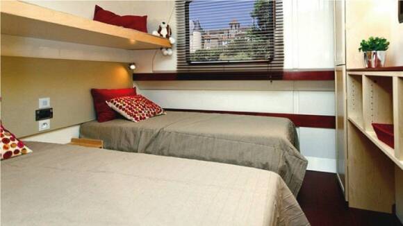 Vision 3  - Cabin choice of 1 Double Bed or 2 Single Beds