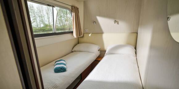 Continentale cabine avec 2 lits simples