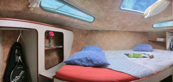 Sedan 1310 A - Fron Cabin with a Double Bed