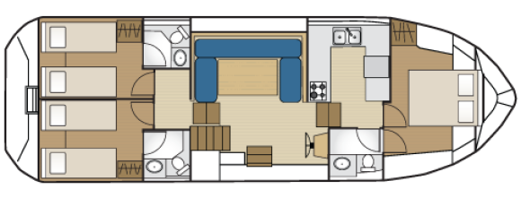 Layout Tarpon 42 Trio Prestige