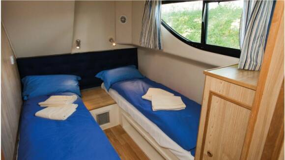 Mystique - Portside Rear Cabin choice of 1 Double Bed or 2 Single Beds