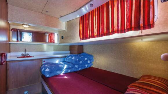 Penichette 1500 R - Starboard Front Cabin with a Double Bed