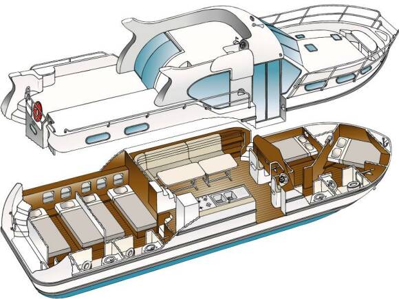 Boating Holidays with Confort 1350 - ext 5