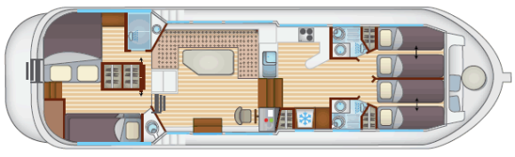 Layout Pénichette 1400 FB