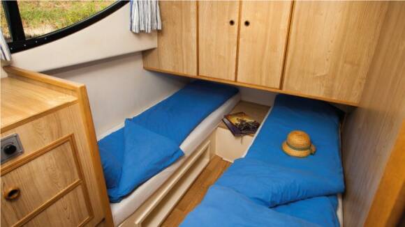 Caprice - Central Cabin choice of 1 Double Bed or 2 Single Beds